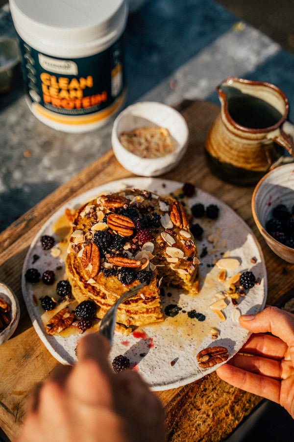 Pumpkin Protein Pancakes By Avant Garde Vegan Nuzest Nuzest Uk 