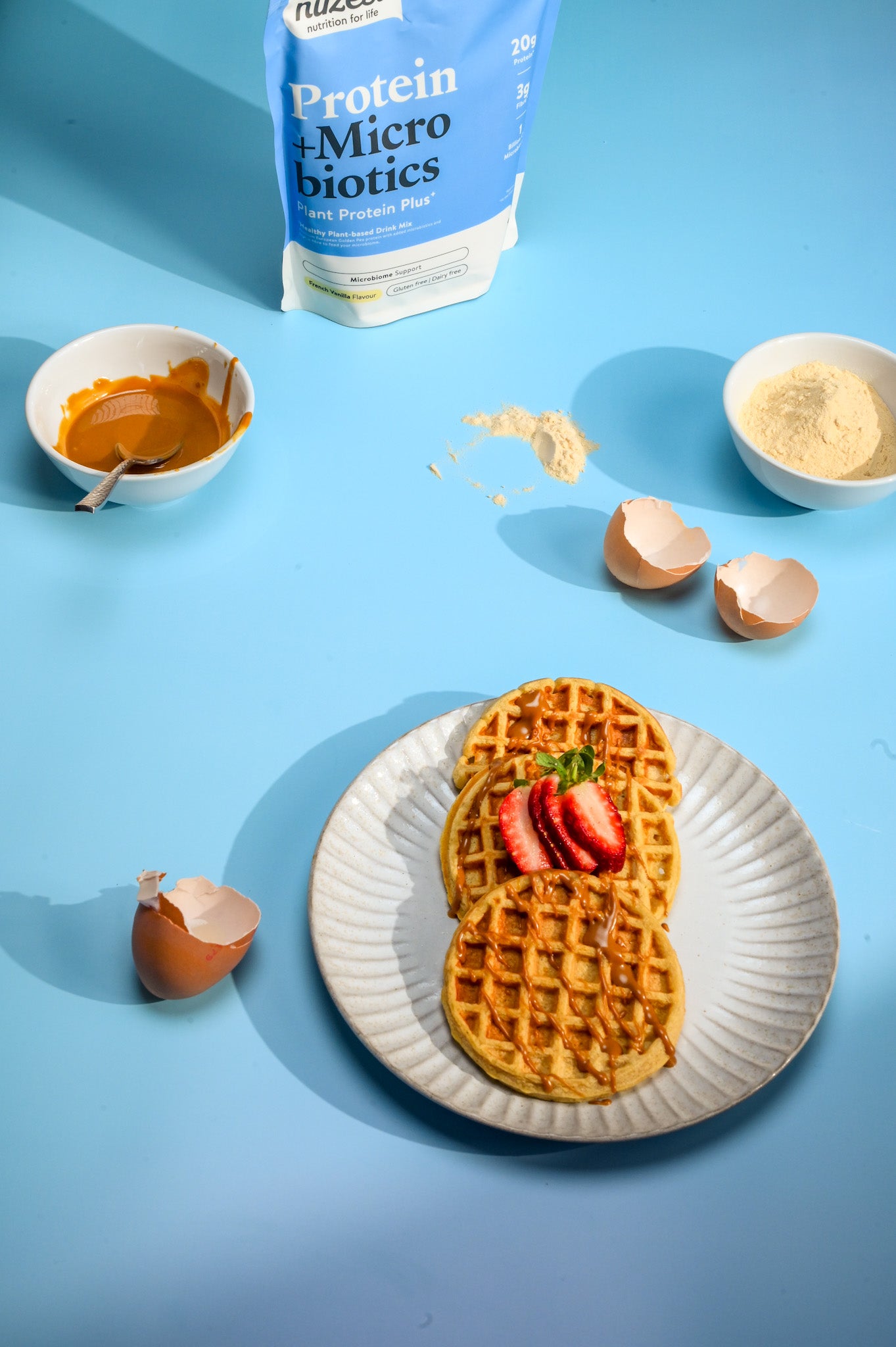 Microbiotic Yoghurt Waffles