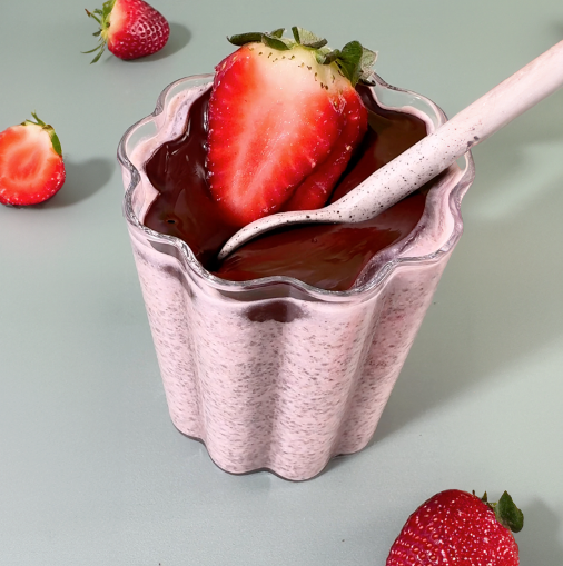 Strawberry Chocolate Pudding